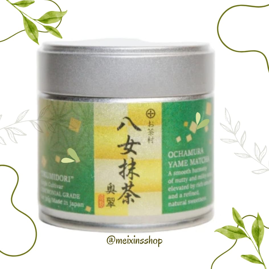 Ochamura Yame​ Matcha​ Exp.2027/05​30 กรัม​ ยาเมะ​ มัทฉะ​ มัทฉะโทนถั่ว​ นัว​ ครีมมี่​ หอมมาก หอมอบอวนในปาก รูปที่ 1