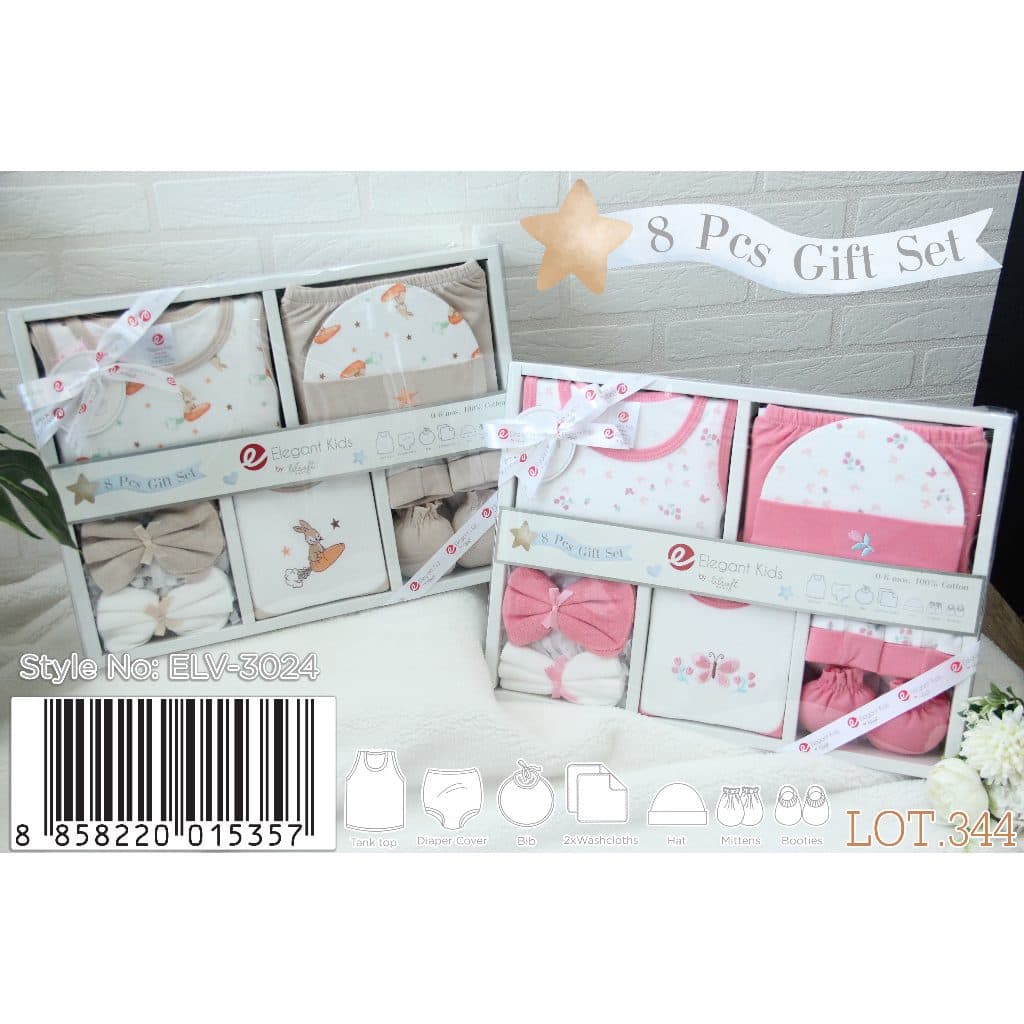 มีส่งด่วนElegant Kids - Baby Giftset กล่องของขวัญเยี่ยมคลอด ชุดของขวัญเด็กแรกเกิด เซ็ตเตรียมคลอด รูปที่ 8
