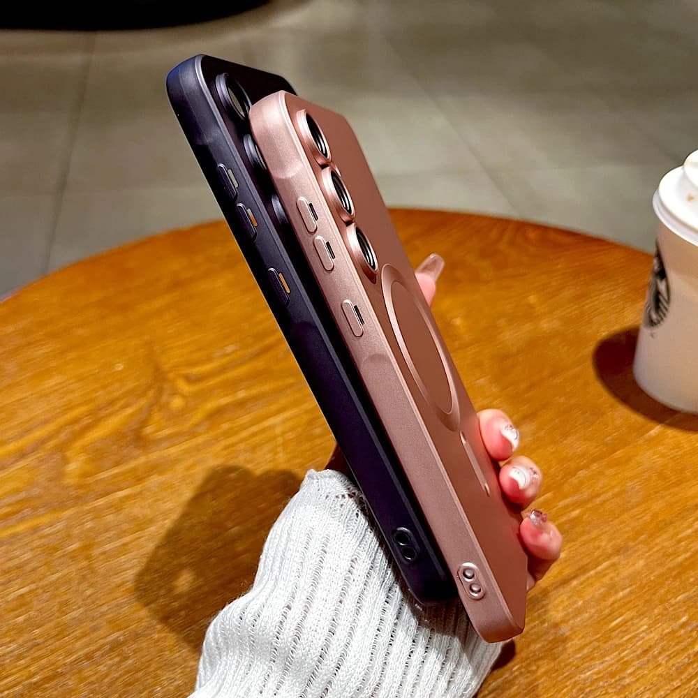 Magnetic เคสโทรศัพท์ For Samsung A07 A17 A56 A55 A16 A05S A06 A15 A35 A54 A57 A37 A36 S23 FE S24 S25 S26 Ultra รูปที่ 7
