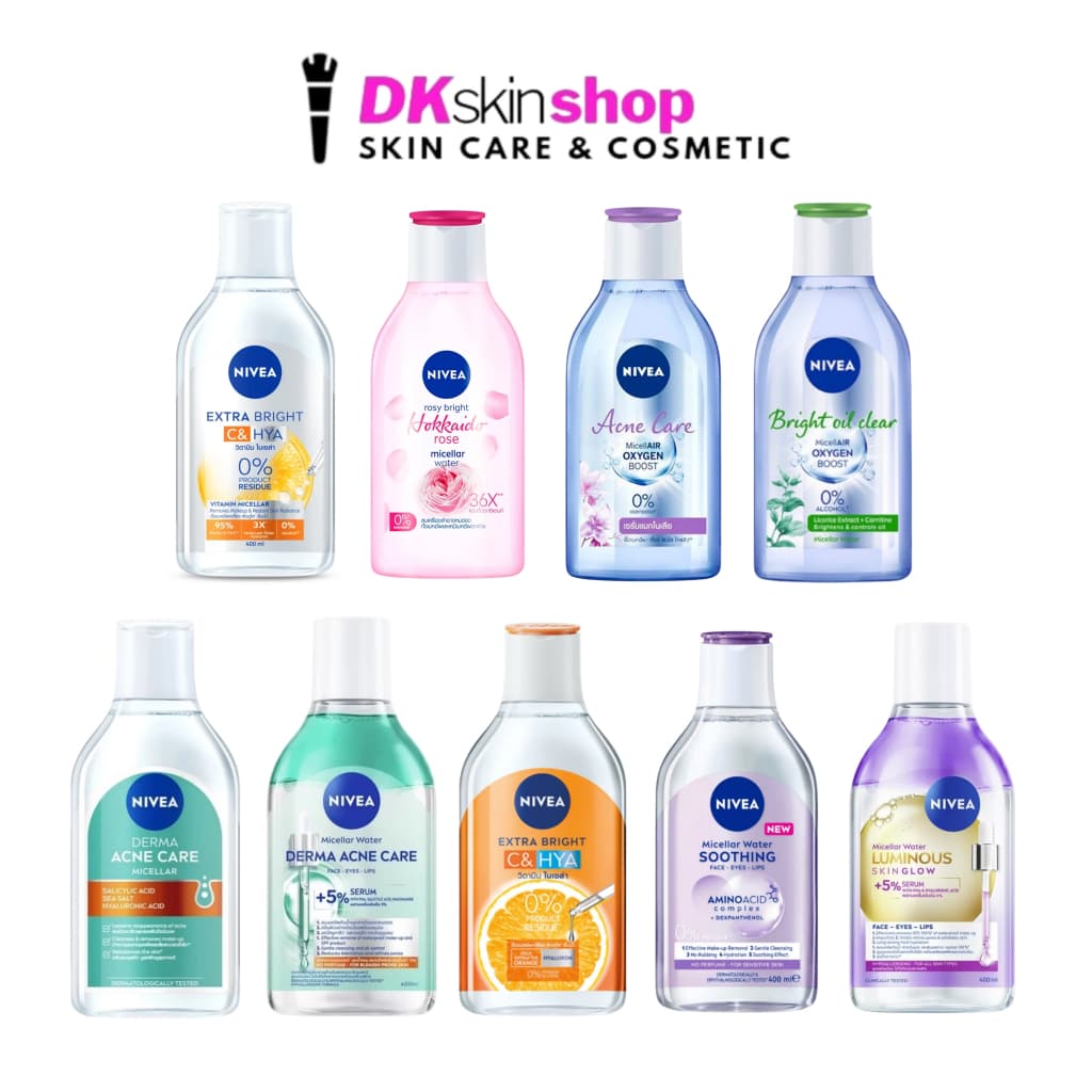 นีเวีย ไมเซล่า วอเตอร์ NIVEA Micellar Water มีให้เลือก 9 สูตร รูปที่ 1