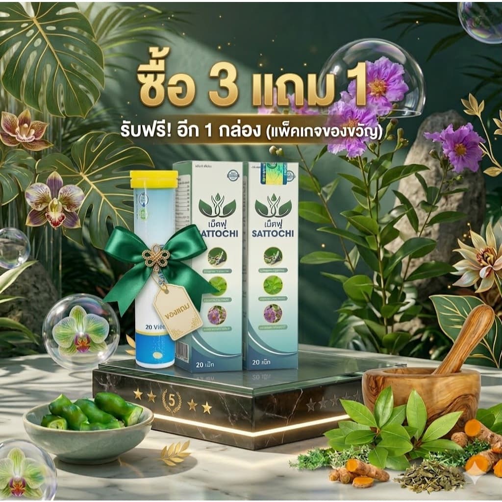 Sattochi เม็ดฟู่ ซื้อ 3 แถม 1 ซื้อ 4 แถม 2 รีบสั่งเลย,ช่วยดูแลระดับน้ำตาลในเลือดให้สมดุล รูปที่ 7