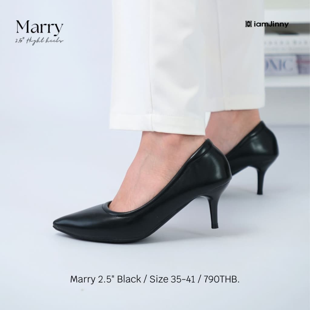 iamJinny JN551 รุ่น Marry 2.5" สีดำ รูปที่ 3