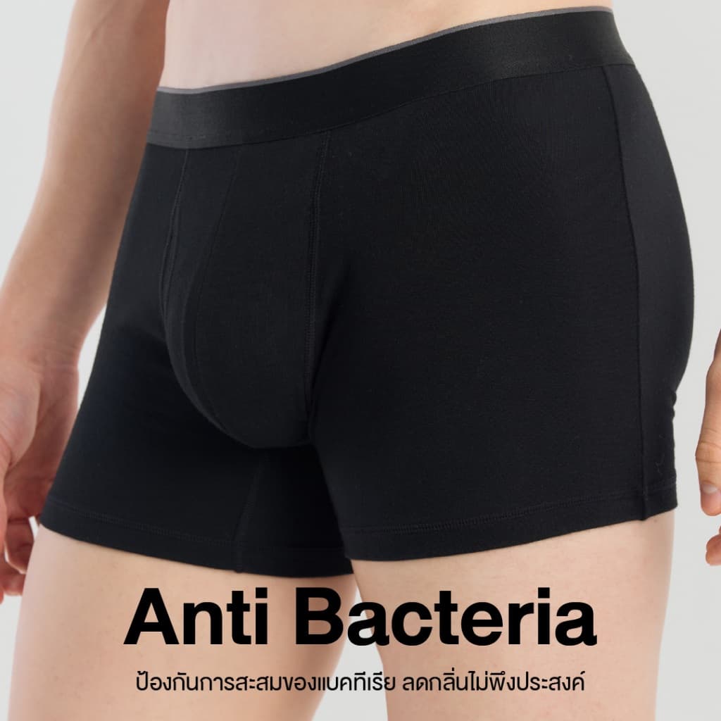 Yuedpao UNWEAR Men Boxer Briefs กางเกงในชายขาสั้น กางเกงใน cotton บ๊อกเซอร์ underwear ผ้านิ่ม ใส่สบาย กางเกงในยืดเปล่า รูปที่ 6