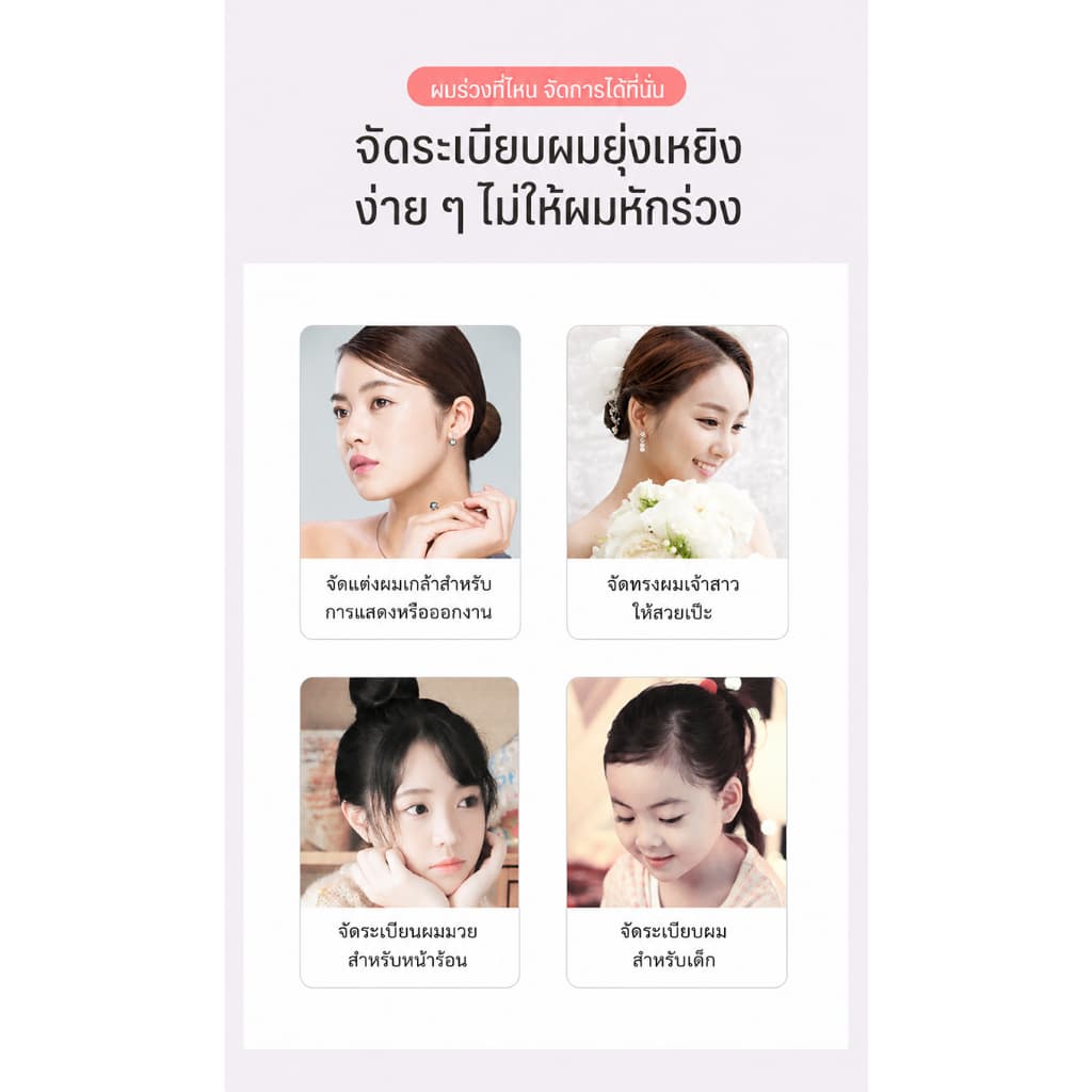 เจลจัดแต่งผม เก็บลูกผม ไม่ชี้ฟู ไม่มัน เงางามธรรมชาติ อยู่ทรงทั้งวัน Wax จัดแต่งผม ในไทย รูปที่ 2