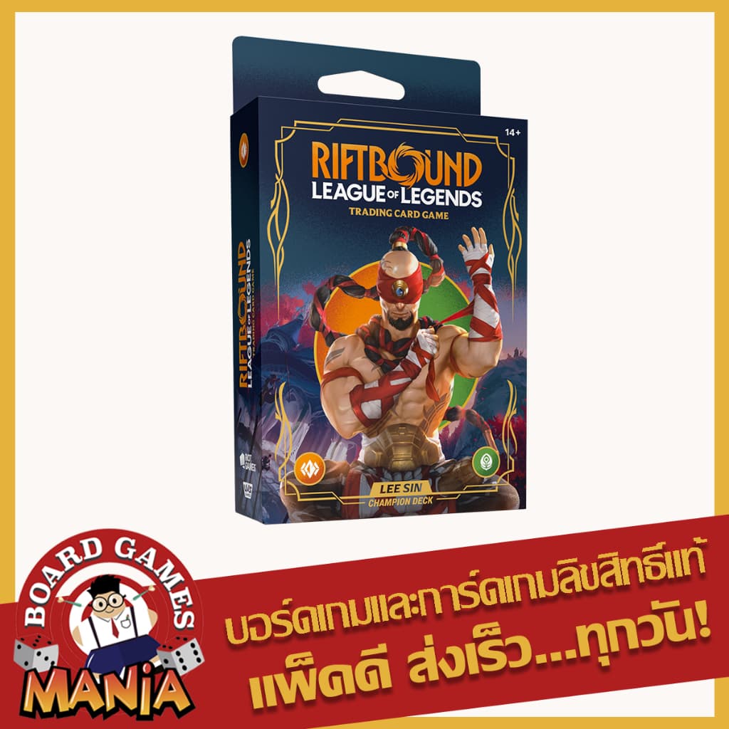 Origins Lee Sin Champion Deck League of Legends Trading Card Game รูปที่ 1