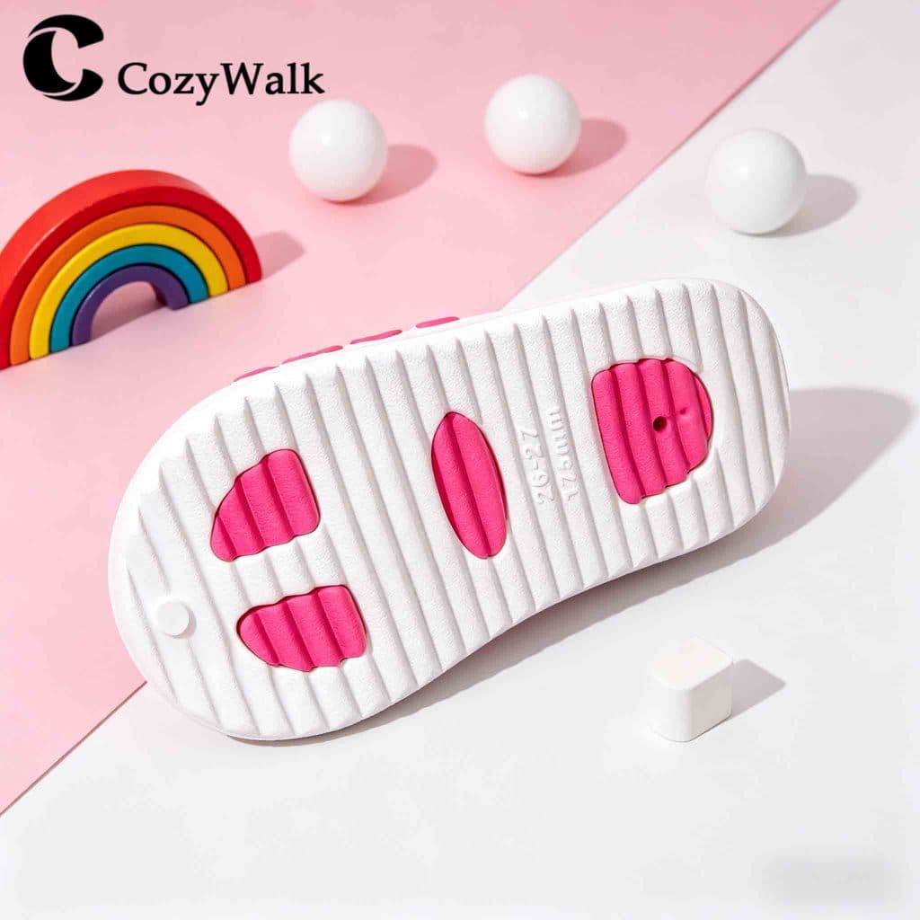 CozyWalk รองเท้าแตะเด็ก EVA ลายกระต่ายน่ารัก พื้นหนานุ่ม กันลื่น น้ำหนักเบา ใส่สบาย ไซส์24-35 รูปที่ 7
