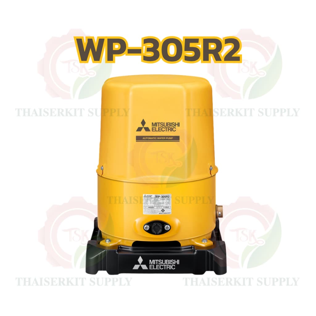MITSUBISHI ปั๊มอัตโนมัติ รุ่น WP-85R2 / WP-105R2 / WP-155R2 / WP-205R2 / WP-255R2 / WP-305R2 ถังกลมสีเหลือง รูปที่ 5
