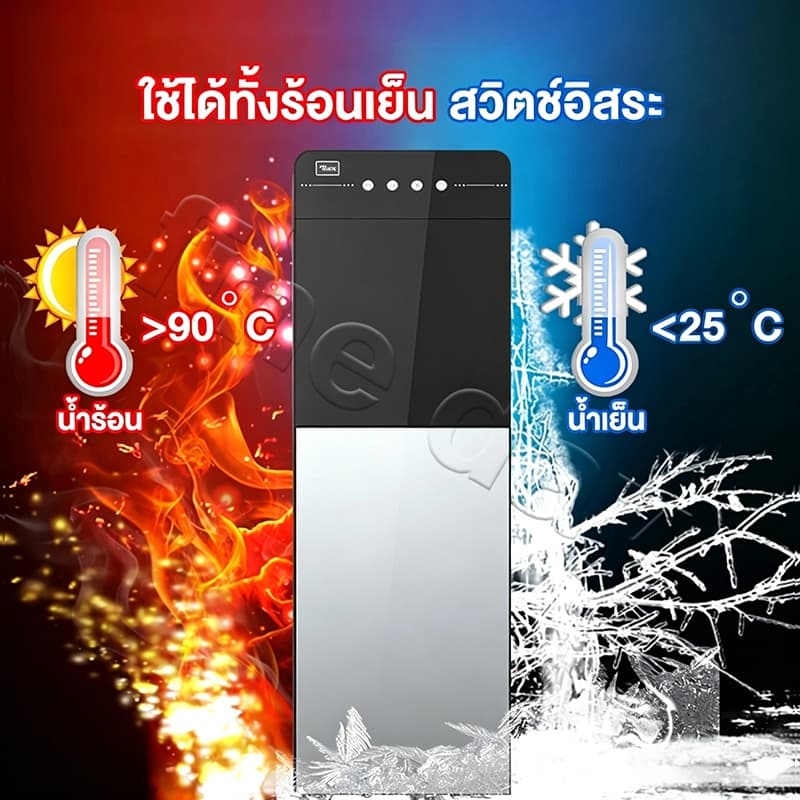 ตู้ทำน้ำร้อน-น้ำเย็น 2ระบบ เหมาะสำหรับถังใด ๆ ประหยัดไฟเบอร์ 5 เครื่องกดน้ำร้อน-เย็น ตู้กดน้ำ รูปที่ 4