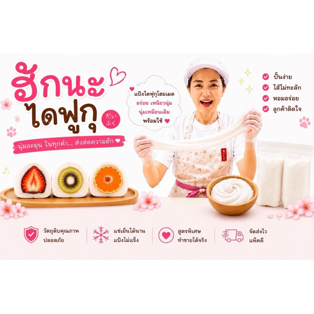 แป้งไดฟูกุกวนสำเร็จ-1กิโลกรัม รูปที่ 1