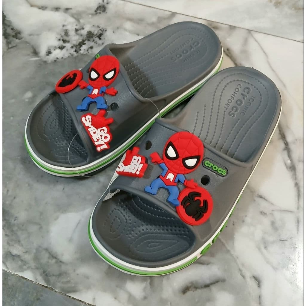 รองเท้าแตะลาย Spiderman เด็ก 2-8 ปี รูปที่ 3