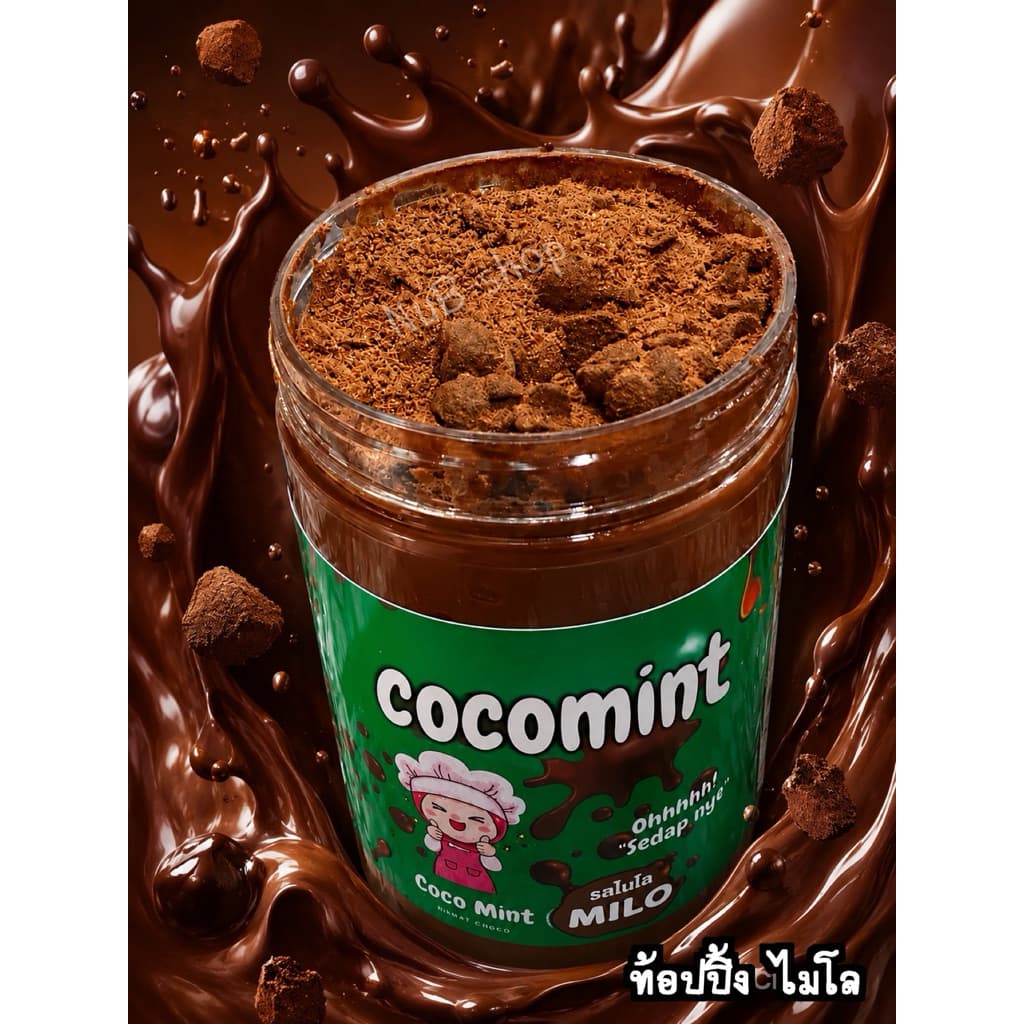 Cocomint โกโก้ครั้นเคลือบช็อคโกแลตเข้มข้นขนาด 270 กรัม รูปที่ 2