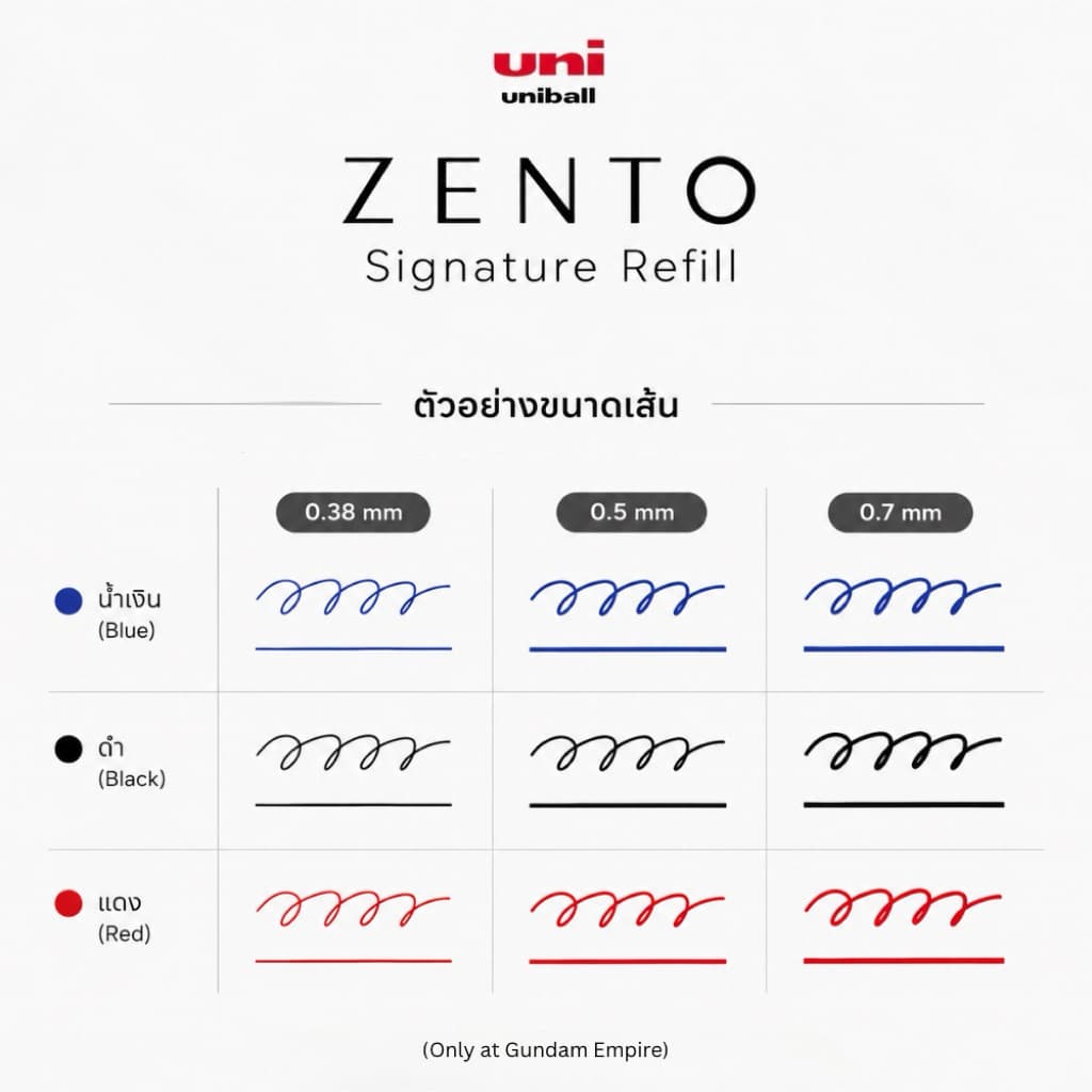 ปากกา Uniball Zento Signature Stone Brass Limited ของแท้ จากญี่ปุ่น จากไทย ไม่เสี่ยงภาษีนำเข้า ราคาดีที่สุด รูปที่ 6