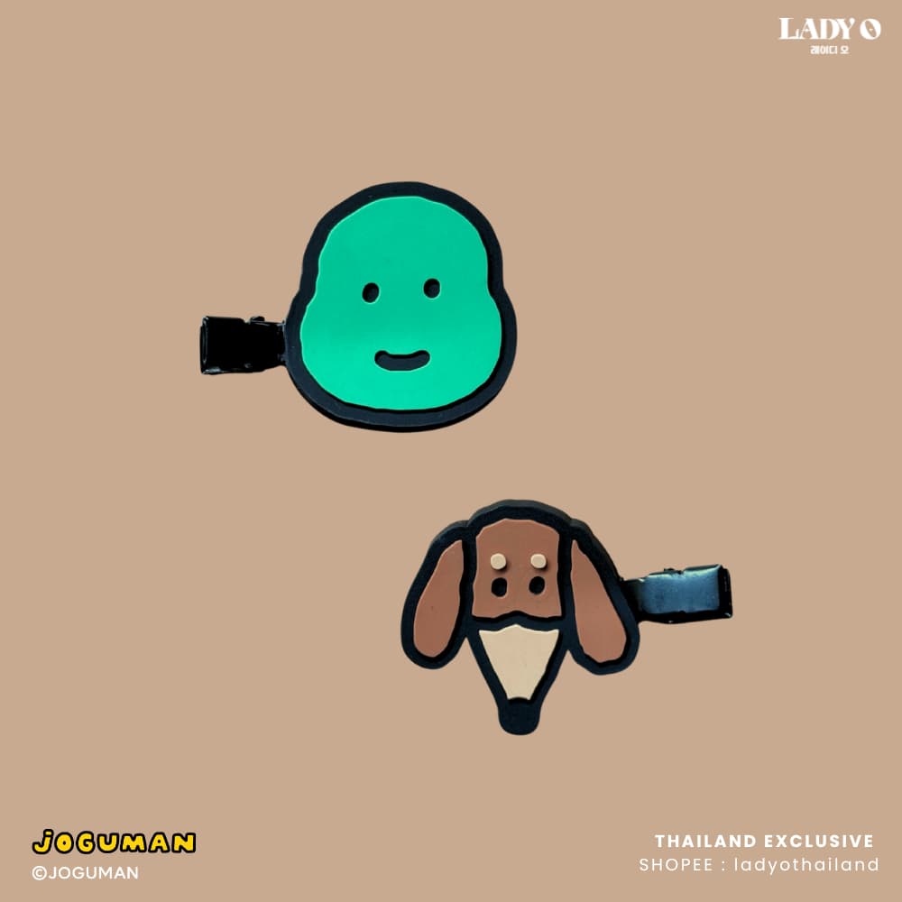 JOGUMAN Hair Clip Set - Brachio & Woody กิ๊ฟติดผม รูปที่ 1