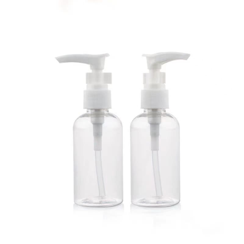 ขวดแบ่งเครื่องสำอางแบบปั๊ม ขวดใสใส่โลชั่น ครีม เจล แชมพู รีฟิลได้ 50ML/100ML รูปที่ 5