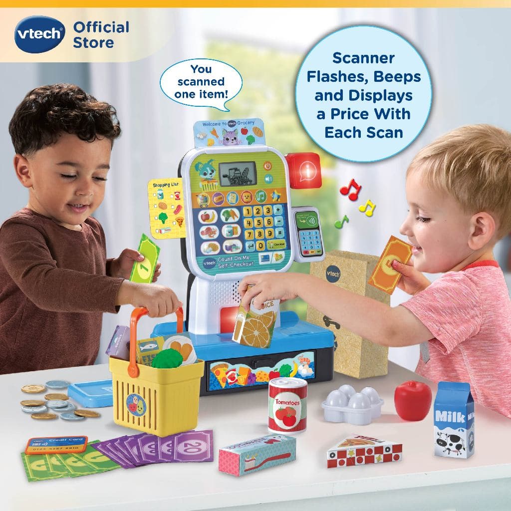 เครื่องคิดเงินอัตโนมัติ VTech Count on Me ของเล่น การเล่นบทบาทสมมติ ของขวัญ สำหรับเด็กเล็ก รูปที่ 4