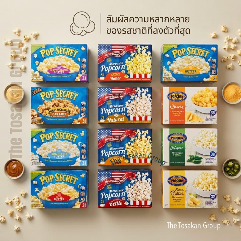 Pop Secret ป๊อปคอร์น ไมโครเวฟ / American classic / Preferred รูปที่ 6