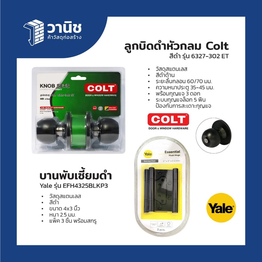 ประตู uPVC Eco-door รุ่น PE ขนาด 80 x 200 ซม. แบบเจาะลูกบิด มี 4 สี กันปลวก กันน้ำ 100% สำหรับใช้ภายใน รูปที่ 7