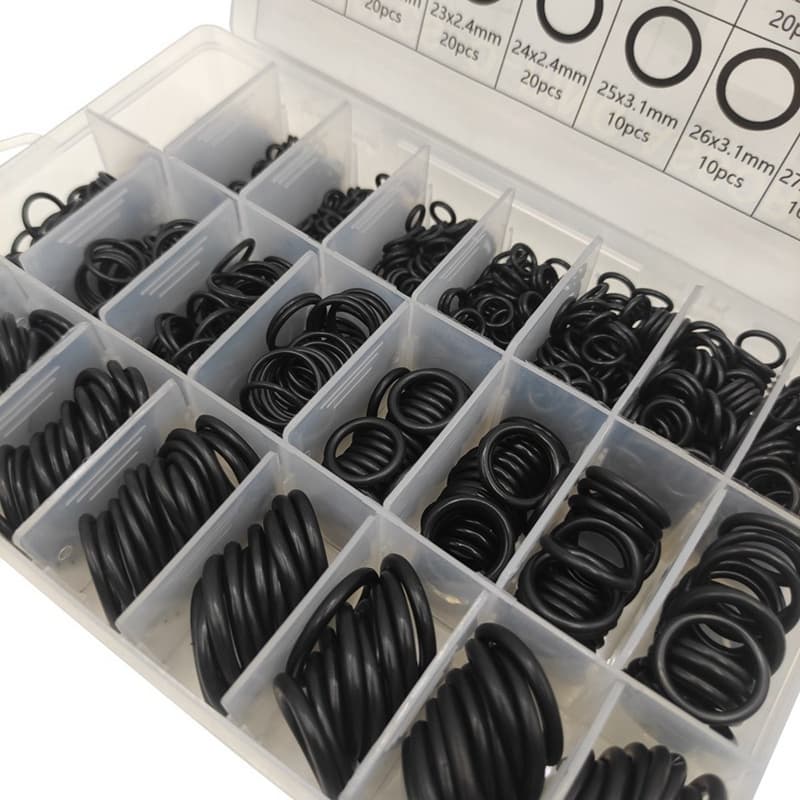 ชุดโอริงยางบิวทิล 1200 ชิ้น กันน้ำ ทนความร้อนสูง ซีลน้ำมัน O Ring Kit Rubber Seal Assortment รูปที่ 4