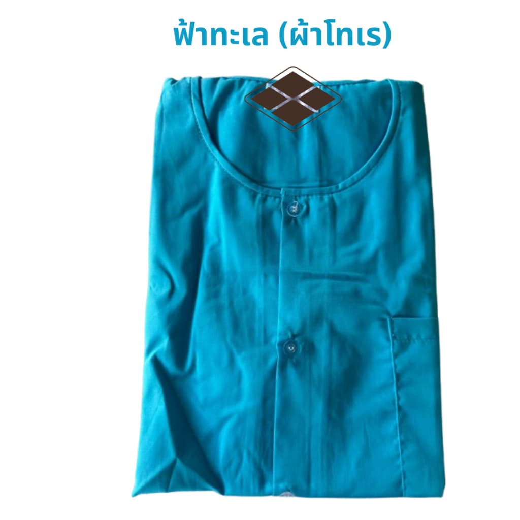 เสื้อกุยเฮง เสื้อคอกลมผ่าหน้า แขนสั้น กระเป๋าบน 1 ใบ กระเป๋าล่าง 2 ใบ รูปที่ 7