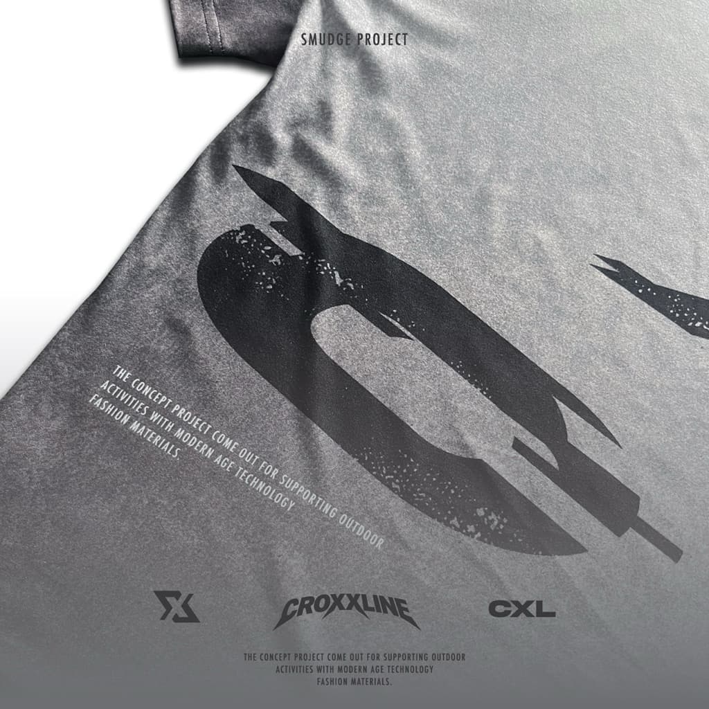 croxxline smudge project เสื้อยืด freestyles ทรง boxy รูปที่ 5