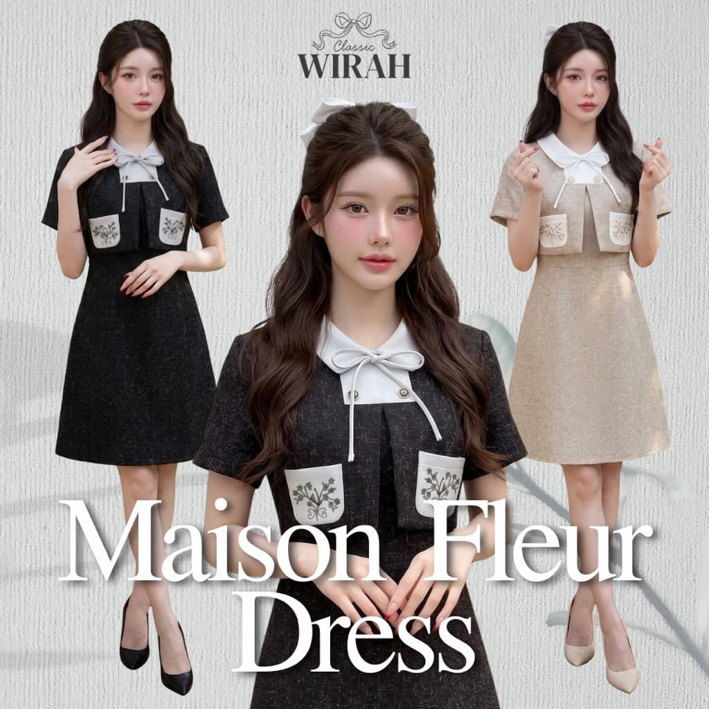 DW497 Maison Fleur Dress เมซอง-เฟลอ รูปที่ 1