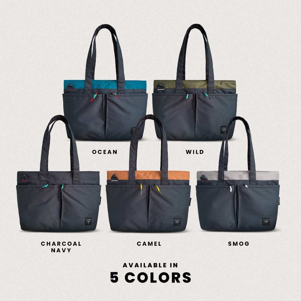 Martin relife bag กระเป๋าผ้ารีไซเคิลรุ่นมาร์ติน / 15" laptop bag / shoulder bag / crossbody bag รูปที่ 2