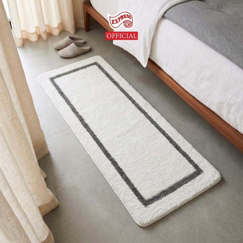 EXPRESS CARPET พรมเช็ดเท้ายาว 50x120cm หนานุ่ม16-30mm พรมยาวมีกันลื่น ซักได้ แห้งไว รูปที่ 8