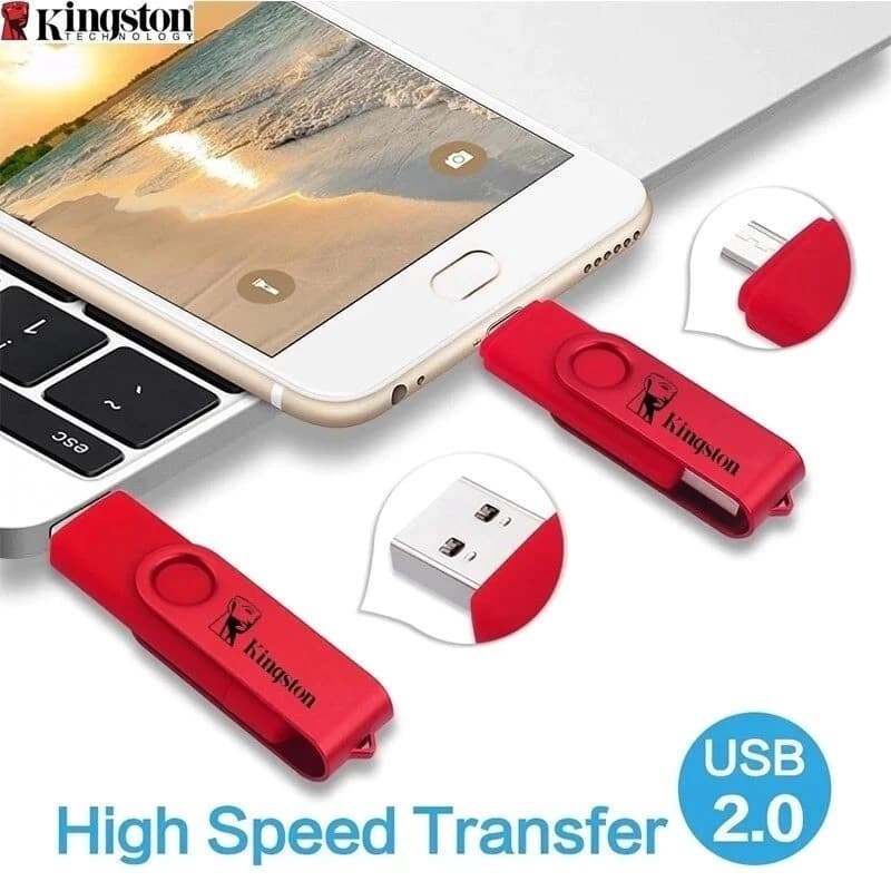 Kingston แฟลชไดร์ฟ 3 IN 1 USB 3.0 Type-C ความจุ 1TB 2TB พกพาสะดวก รูปที่ 3