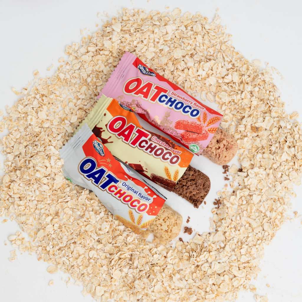 Nezline Oat Choco ข้าวโอ๊ตอัดแท่ง 7 รสชาติ ธัญพืชอัดแท่ง ยี่ห้อ Nezline รูปที่ 5