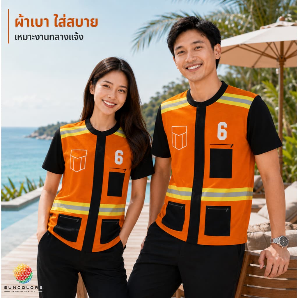 เสื้อยืดลายวินมอไซค์ รุ่น3D "เขตบางจัง เบอร์ 6" เสื้อวินมอเตอร์ไซค์ ฮาๆ ผ้าไมโครพิมพ์ลายทั้งตัว ใส่เล่นน้ำสงกรานต์ S-4XL รูปที่ 1