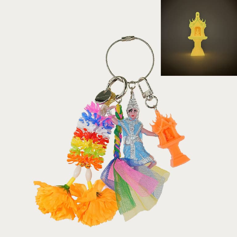พวงกุญเเจ ศาลพระภูมิ อัคระเเบงค็อก ART TOY THAI V.3 รูปที่ 2