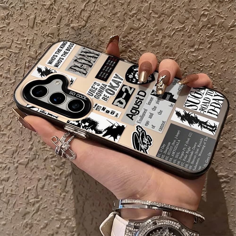 เคสมือถือ For iPhone 17 Air 13 11 15 Pro Max 16 14 12 Pro Max 7 8 Plus XR X XS Max SE 2020 เคสโทรศัพท์ IMD สีสันสดใส รูปที่ 4