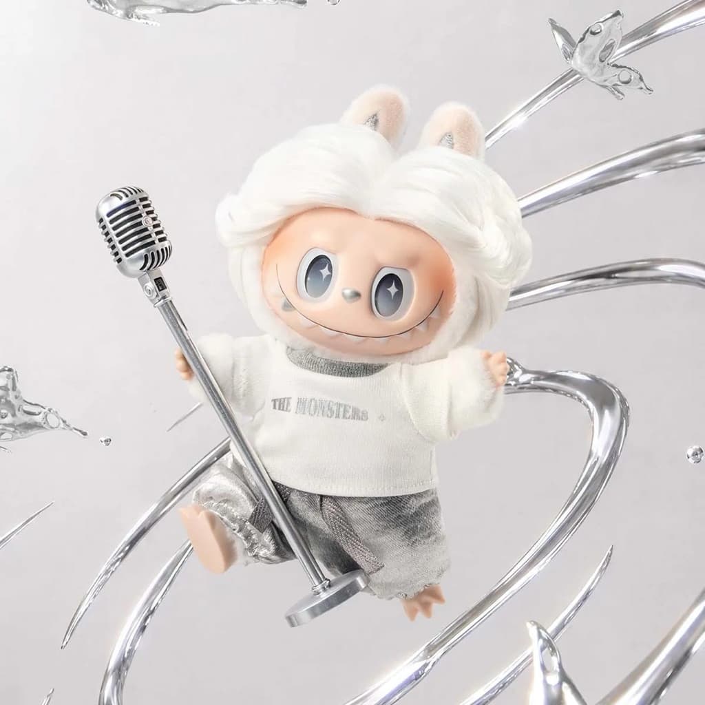 พวงกุญแจลาบูบู้ Labubu Hair Salon Vinyl Plush Pendant รูปที่ 5