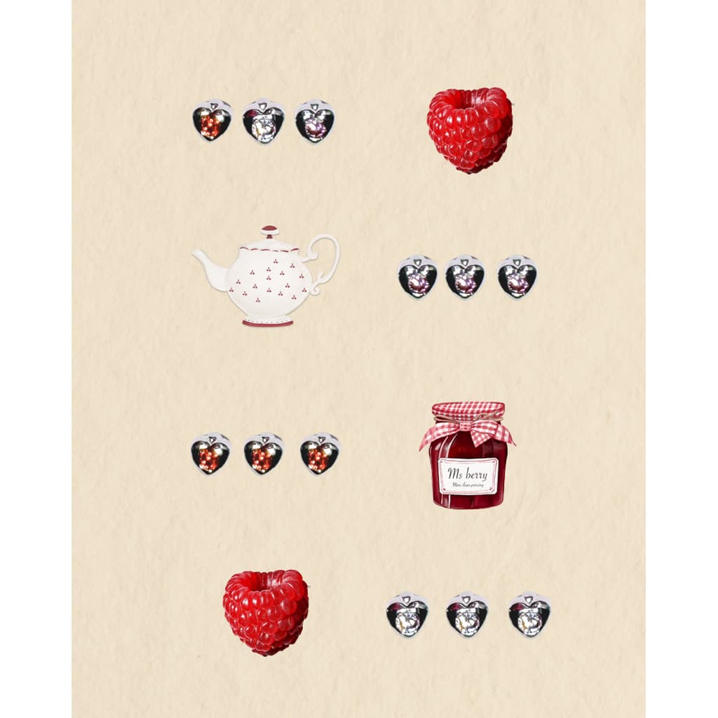 More Than Piercing: MP13 Mini Heart *waterproof* จิวหู/ต่างหู รูปที่ 4