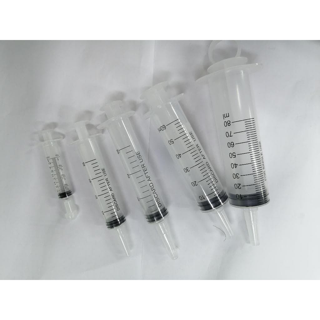 coralcoveshop ไซริงค์ป้อนนมลูกนก หัวใหญ่ 6 มม. 5ml-80ml หลายขนาด รูปที่ 2