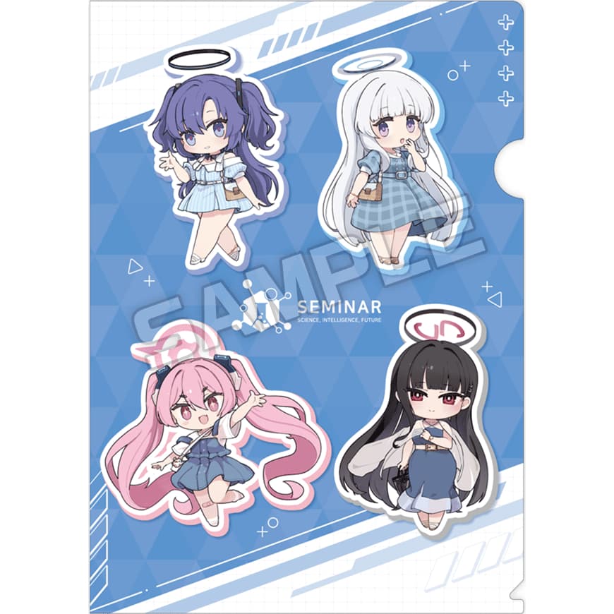 Blue Archive x LAWSON Collab Limited Edition : Seminar แฟ้มเอกสาร ไซส์ A4 รูปที่ 9