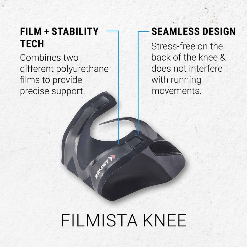 ซัพพอร์ตเข่านักวิ่ง Zamst FILMISTA KNEE บางเบาพิเศษ ไม่เกะกะ เหมาะกับนักวิ่งระยะไกล ของแท้ มีอย. ส่งจากกทม. นักวิ่ง รูปที่ 5