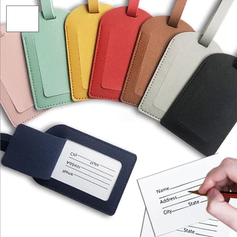 Novvia Bag Tag ป้ายชื่อห้อยกระเป๋า+สายคล้อง พวงกุญแจป้ายชื่อ ป้ายกระเป๋าเดินทาง แท็กกระเป๋านักเรียน Luggage Tags รูปที่ 6