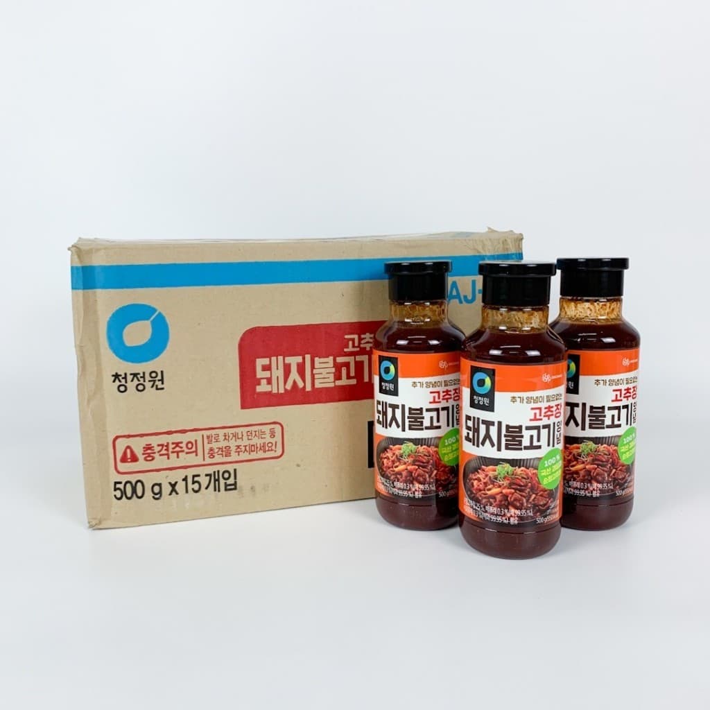 ซอสหมักหมูเกาหลี รสโคชูจัง Chungjungone Gochujang Pork Bulgogi 고추장 돼지 불고기 บุลโกกี นำเข้าจากเกาหลี รูปที่ 2