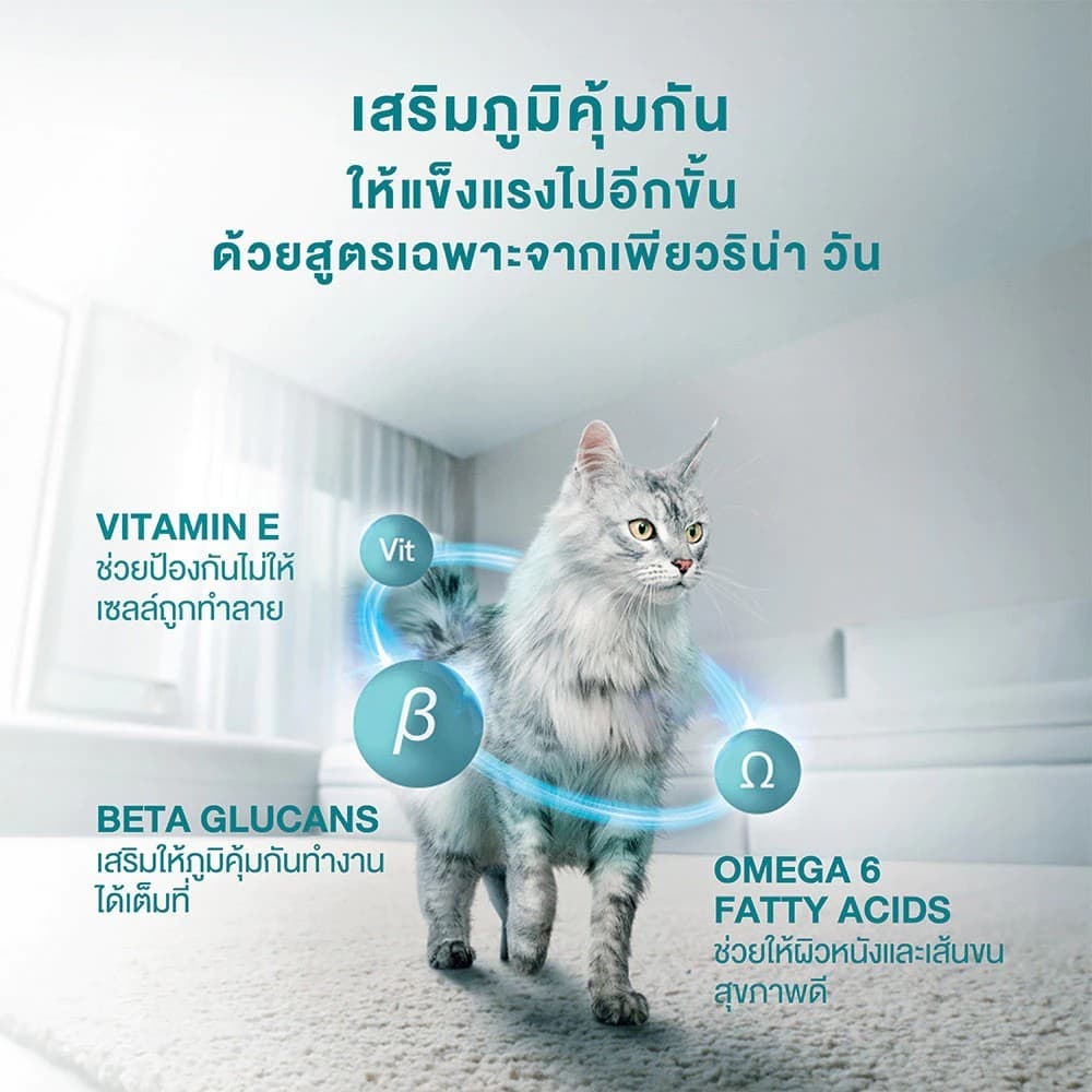 โปรแรง จำกัด 100 ถุง ! PURINA ONE อาหารเม็ดแมวสูตร HEALTHY ADULT CHICKEN ซุปเปอร์พรีเมี่ยม แมวโต รสไก่ ขนาด 6.6 kg. รูปที่ 4