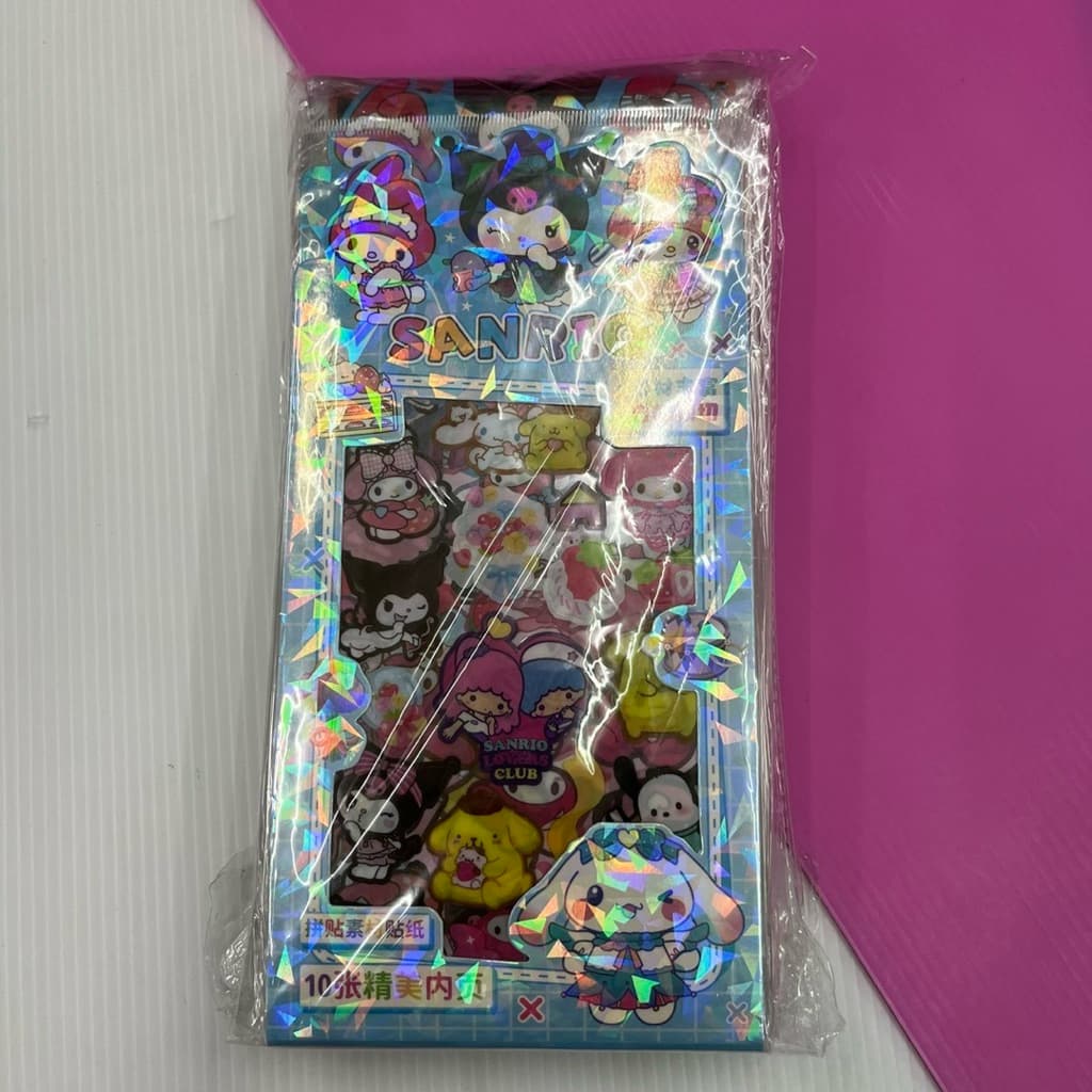 No.1513 สติกเกอร์ ลายการ์ตูน ติดทน ติดโทรศัพท์ติดกระจก หรืออื่นๆ หนึ่งแพคมี 10 แผ่น ได้ 12 แพ็ค รูปที่ 4