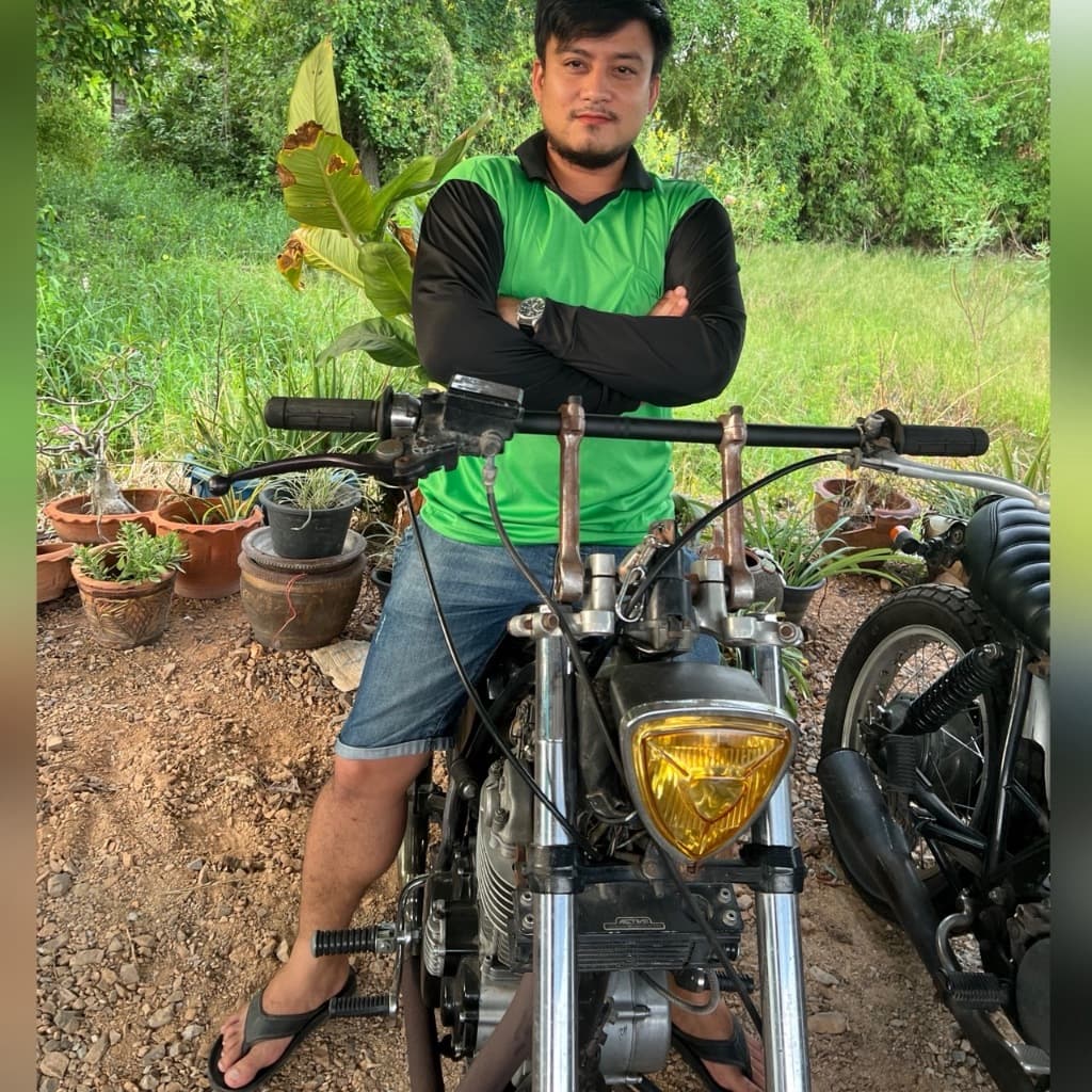 เสื้อคอปกแขนยาว เสื้อใส่ทำงาน ใส่ทำไร่ ใส่ทำสวน ใส่ทำกิจกรรม คอกลม ผ้าลื่น ระบายอากาศ แพค4ตัว คละสี รูปที่ 8