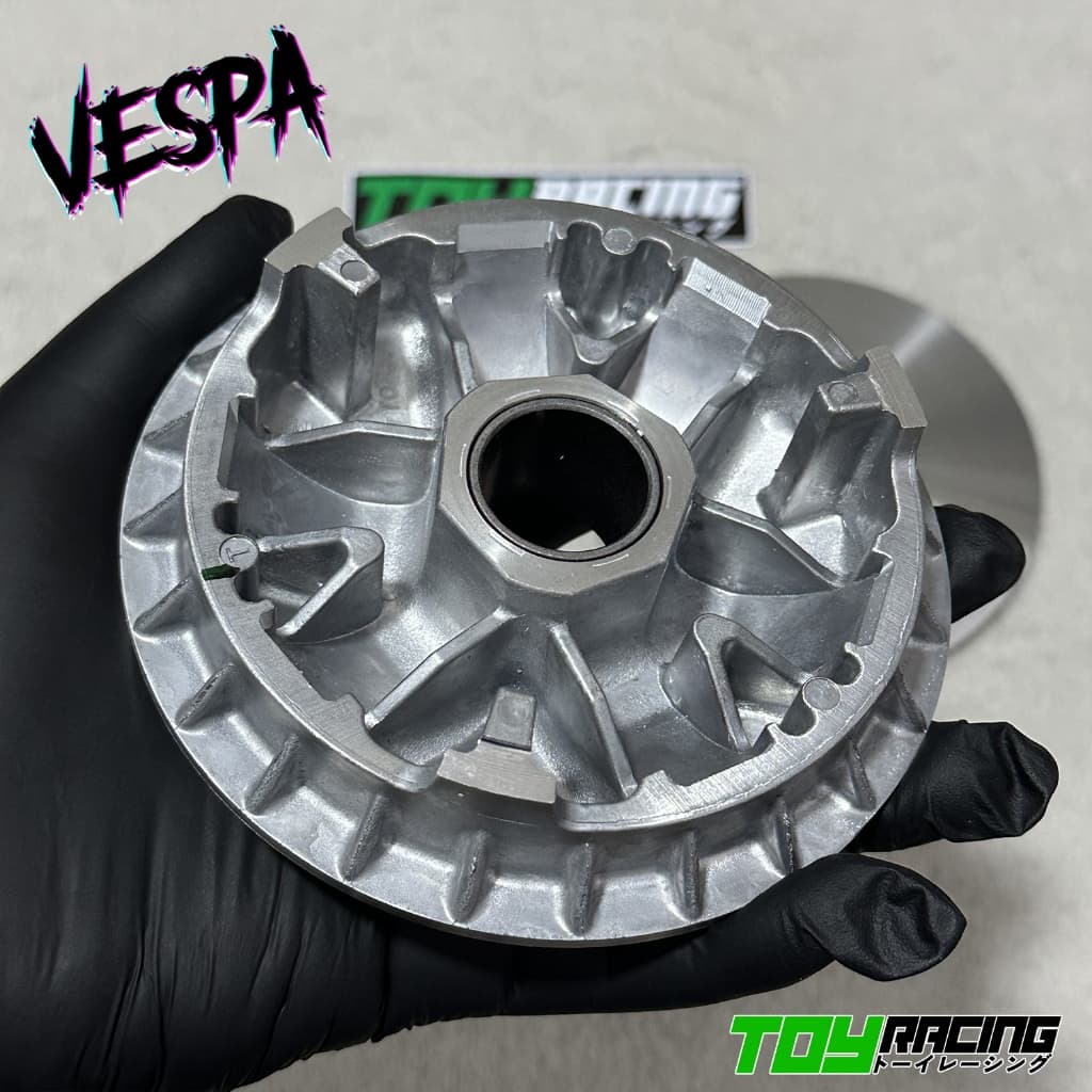 ชามแต่งซิ่งขูดร่องปรับองศาครบเซ็ทพร้อมซิ่ง ต้นจัดปลายไหล Vespa Sprint / Primavera / GTS / S125/LX125 ชามแท้ PCX รูปที่ 3