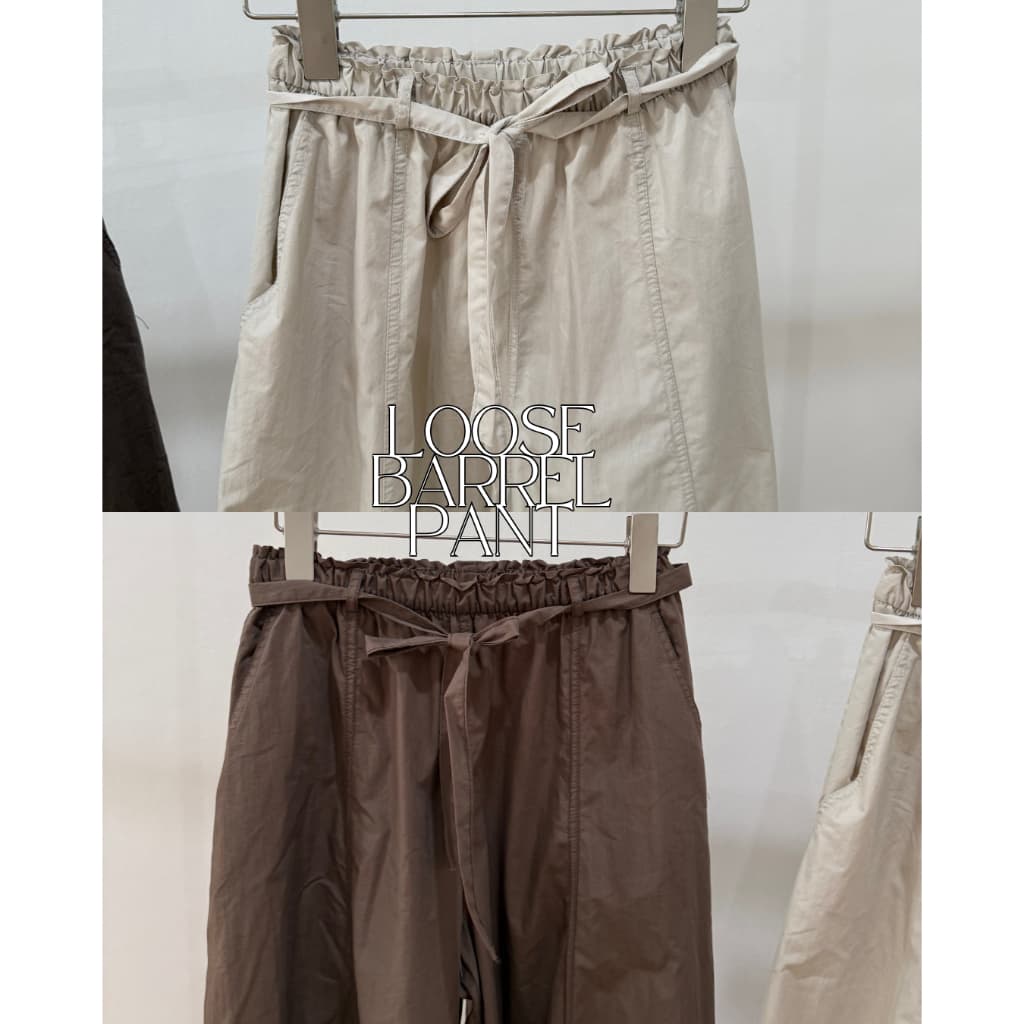 UIUI | LOOSE BARREL PANT กางเกงทรงโค้ง รูปที่ 8