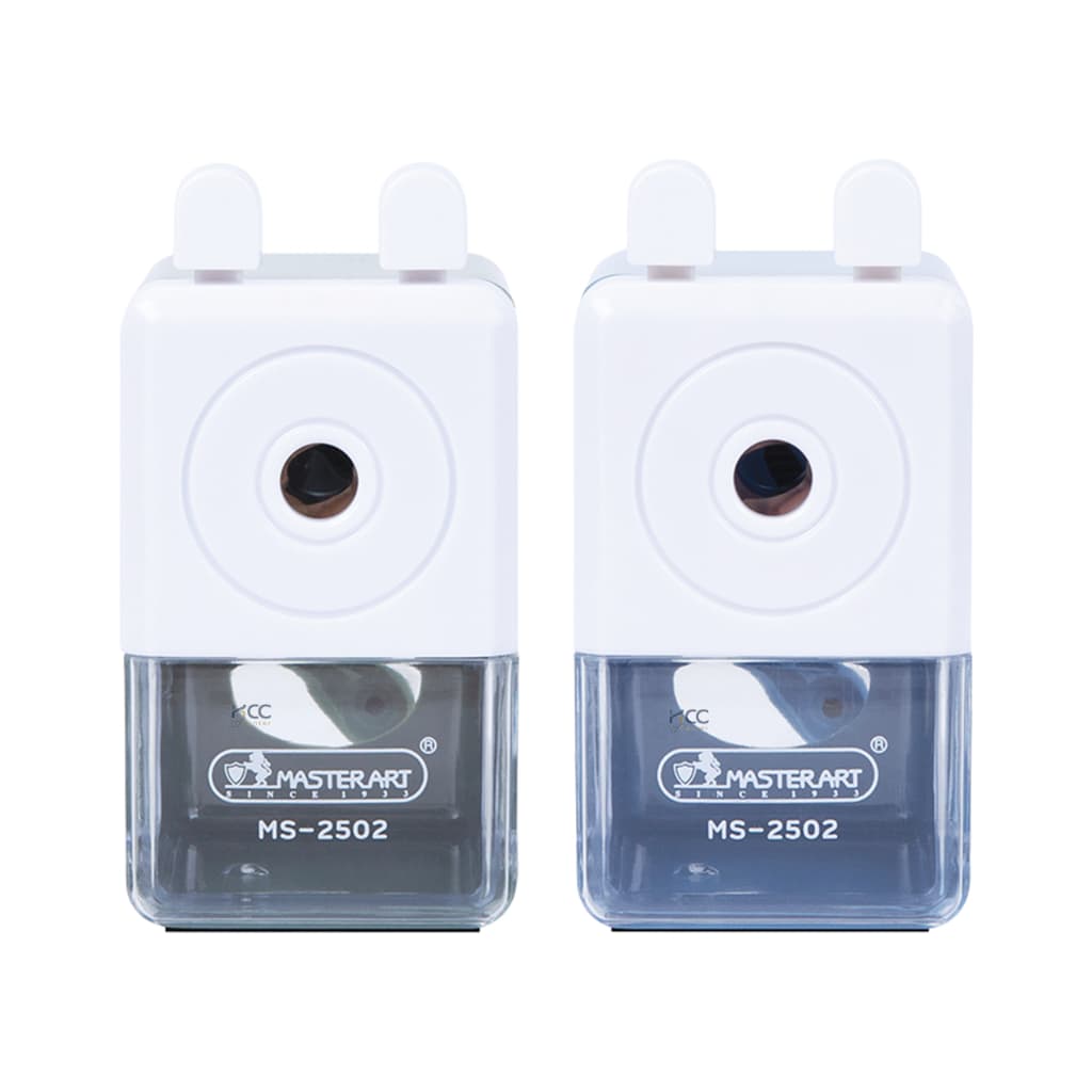 เครื่องเหลาดินสอ กบเหลาดินสอ Master art รุ่น 2502 ขนาดกะทัดรัด คละสี รูปที่ 5