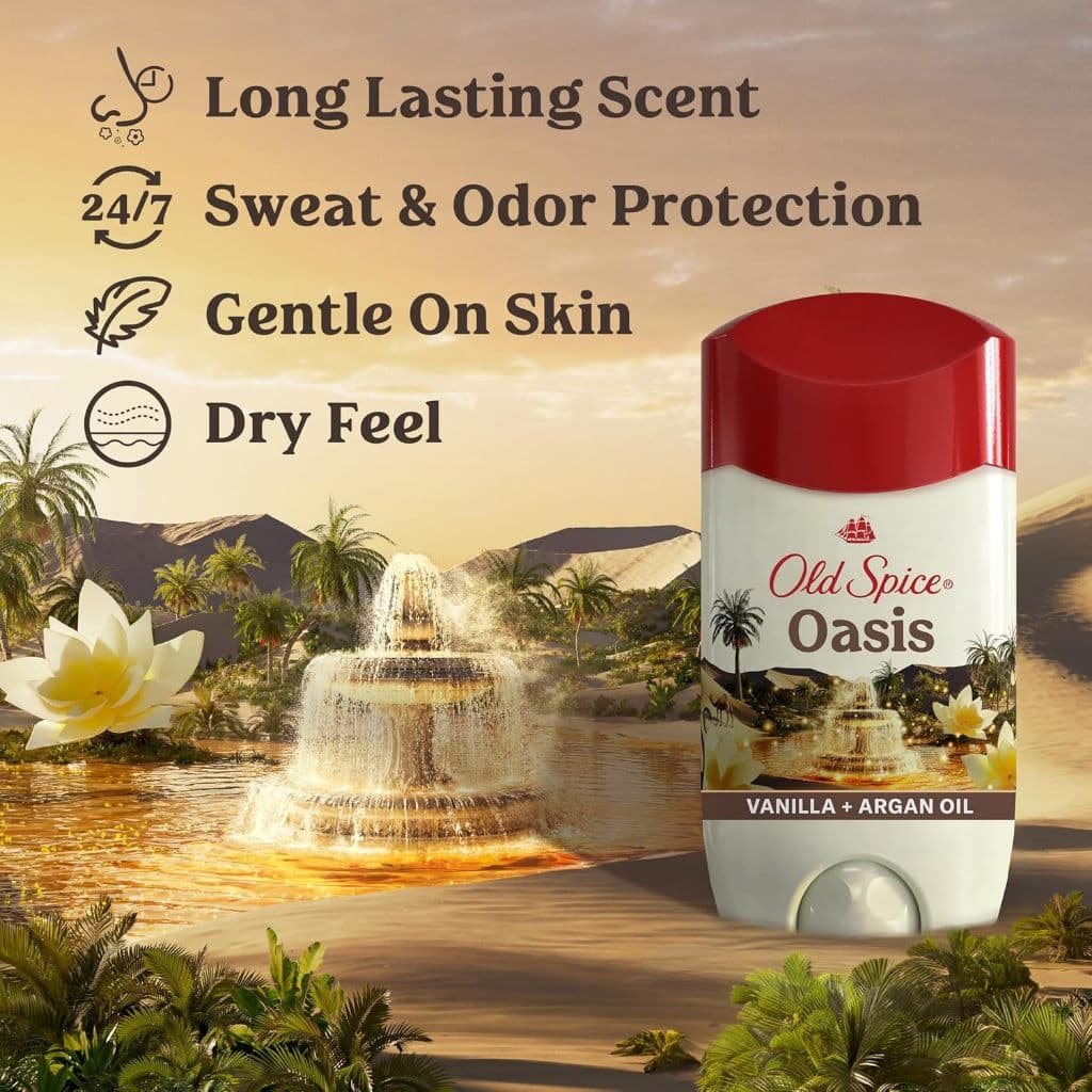 *ของแท้นำเข้าจากUSA* Old Spice โรลออน กลิ่น Oasis กลิ่นวานิลลาผสมกล้วยไม้และดอกไม้ หวานละมุนสไตล์สาวหวาน รูปที่ 2