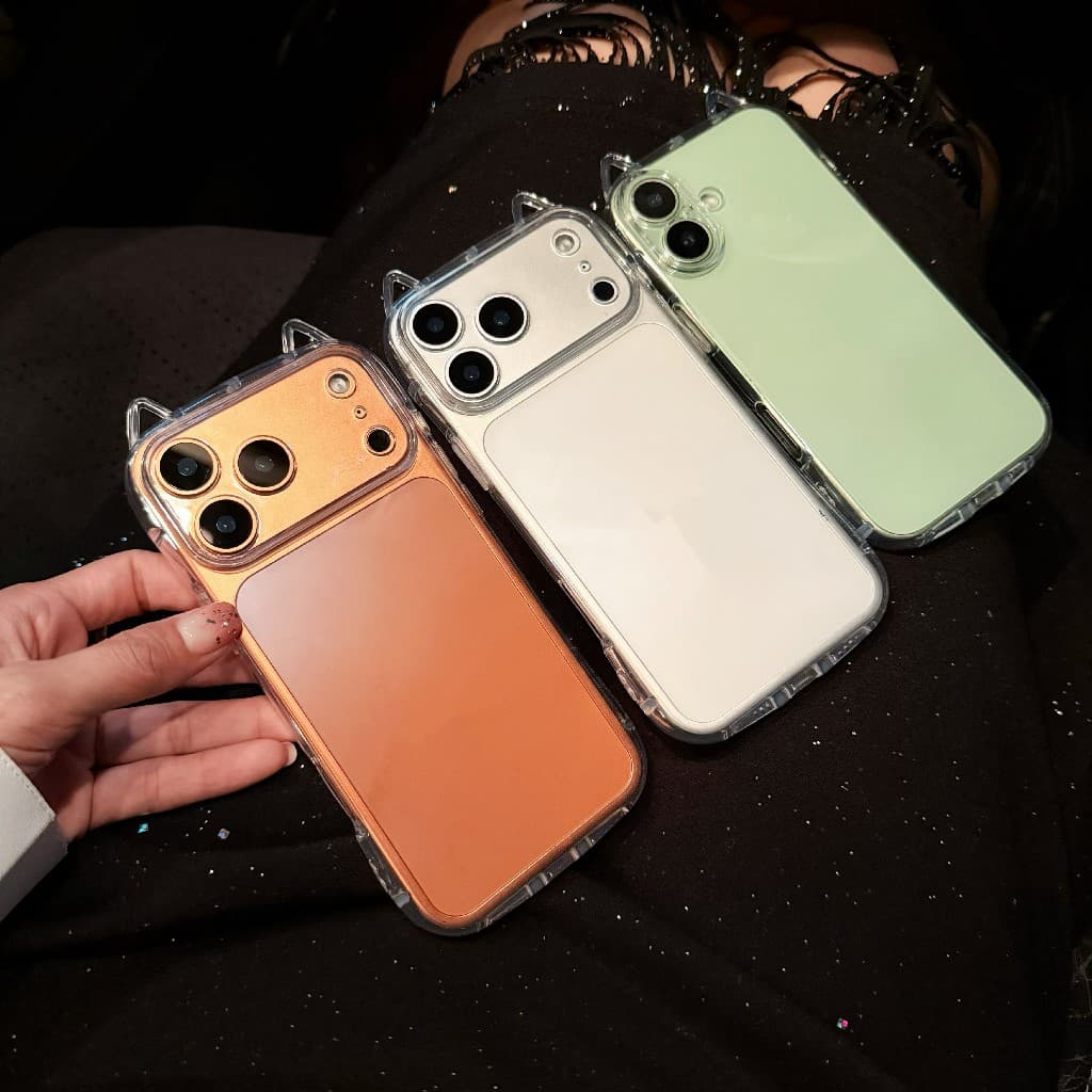 case 17promax เคสใสหูเเมว เคสนิ่ม สำหรับ ไอโฟน 17 pro max 17pro 17promax 17air for iphone17/pro/max รูปที่ 4