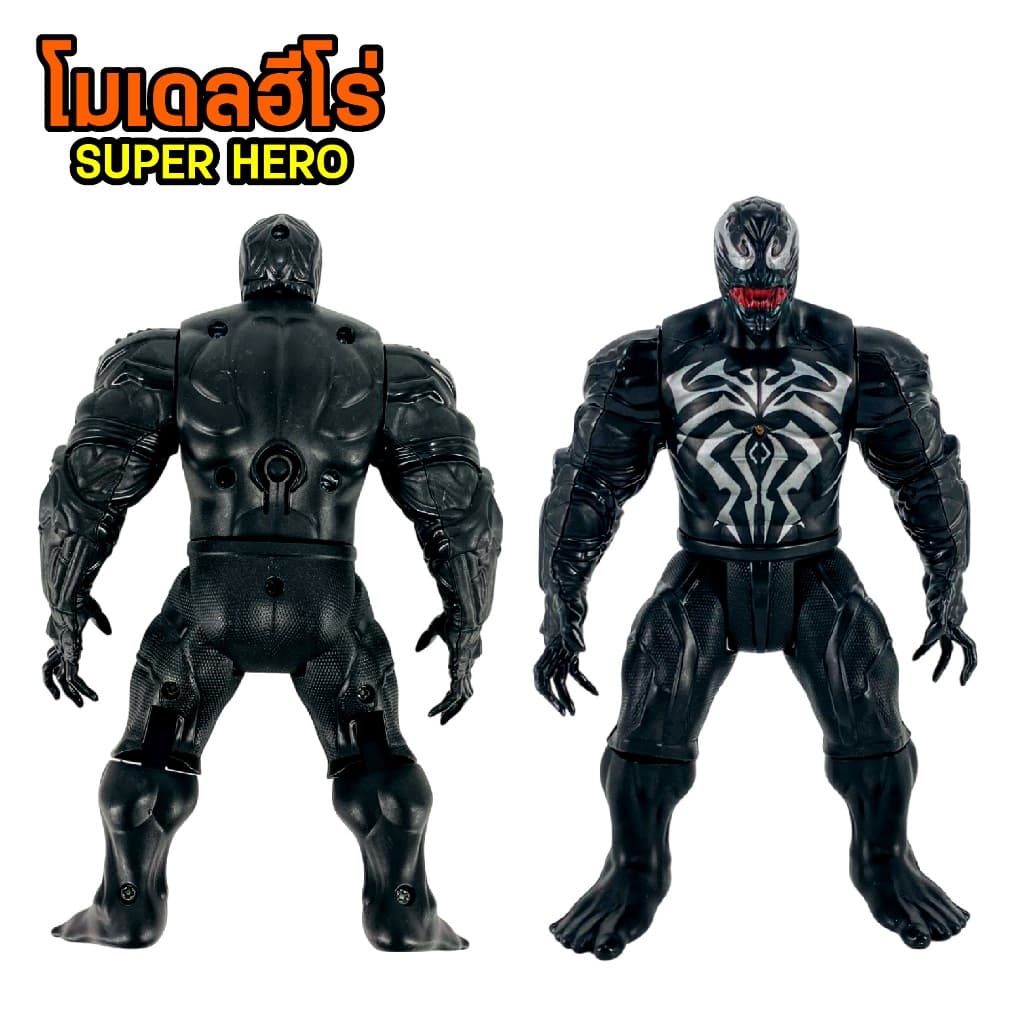 หุ่นฮีโร่ หุ่นอเวนเจอร์ AvengersModel สูง17.5ซม สไปเดอร์แมน กัปตัน ฮัค ไอร่อนแมน ธานอส แบล็คแพนเตอร์ มีไฟ ปรับท่าได้ รูปที่ 5