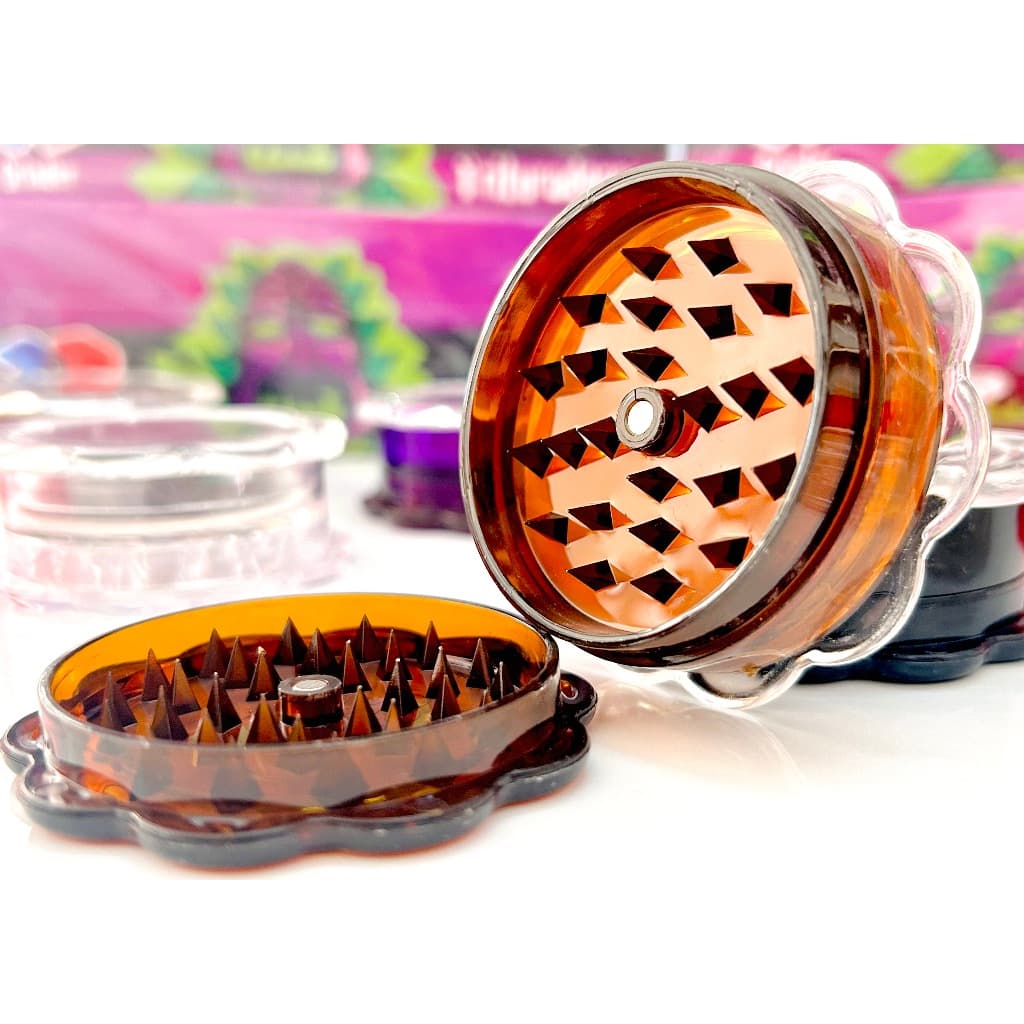 ขายส่ง 1กล่อง12ชิ้น ที่บด ถาด Bros 3D Grinder BROS ที่บดสมุนไพร 60MM เครื่องบดสมุนไพร ที่บดพลาสติก รูปที่ 2