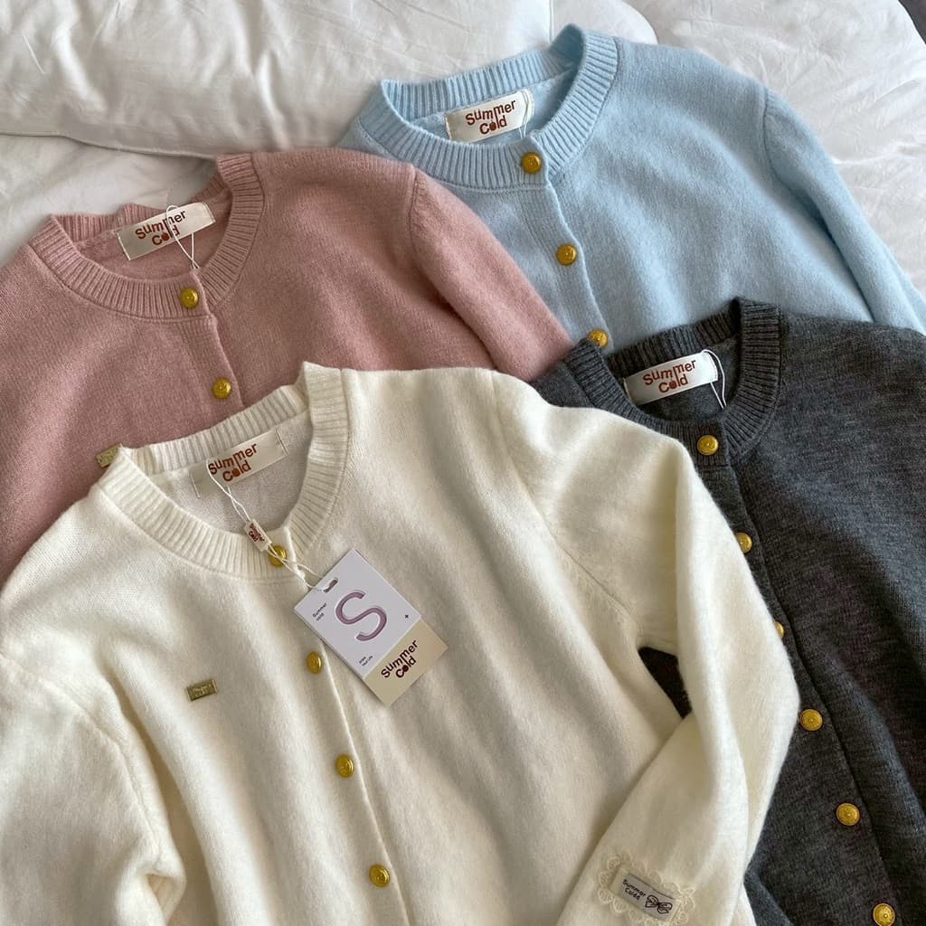 | summer.cold - basic cardigan รูปที่ 8